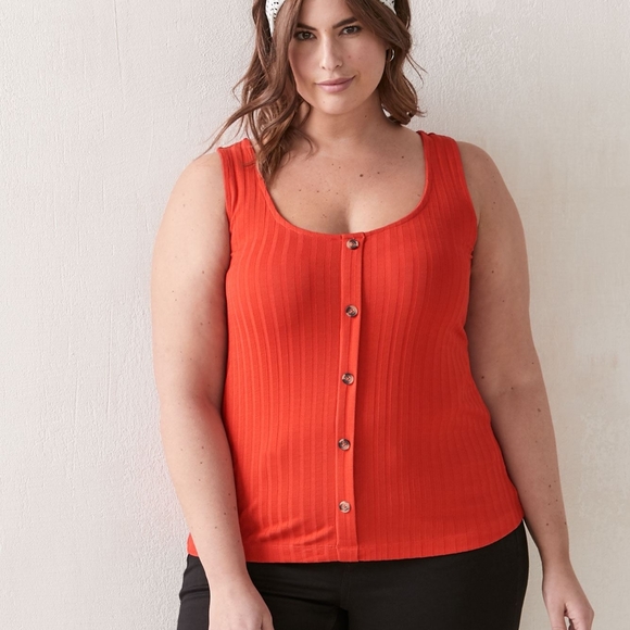 🎉 PM EDITOR PICK🤩Solid ribbed A-Line Tank Top - Picture 1 of 3